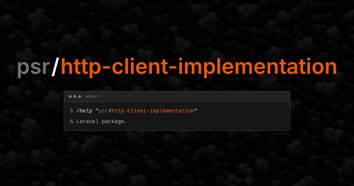 psr/http-client-implementation