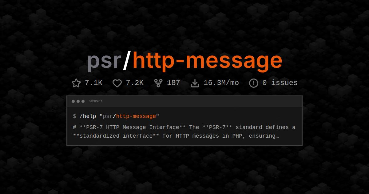 psr/http-message