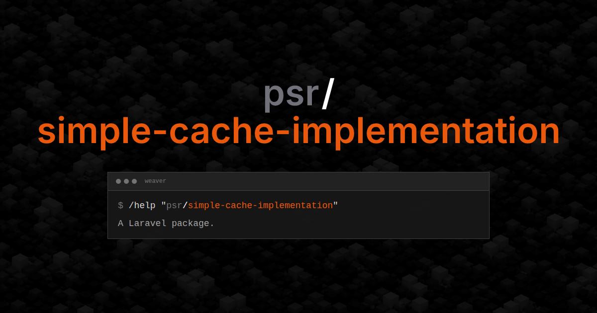 psr/simple-cache-implementation
