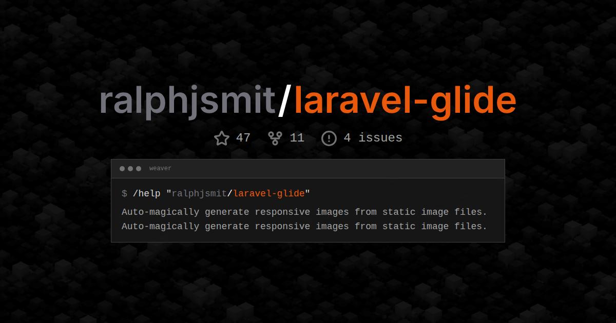 ralphjsmit/laravel-glide