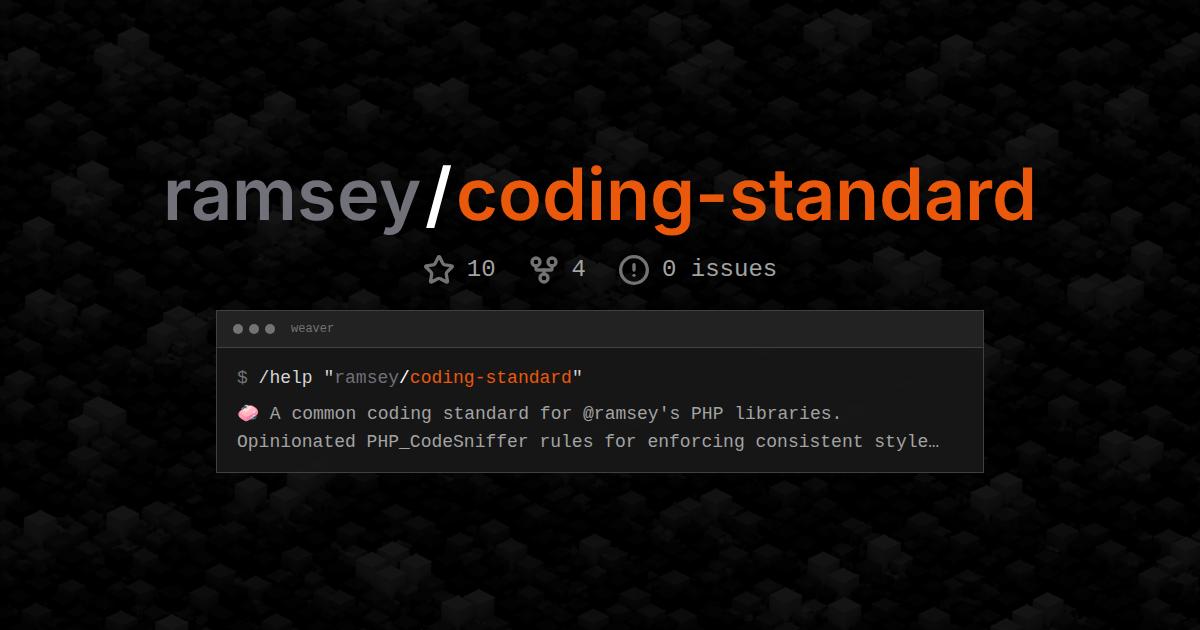 ramsey/coding-standard