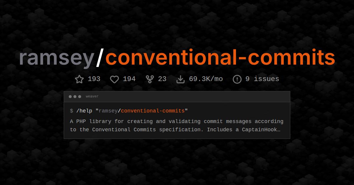 ramsey/conventional-commits