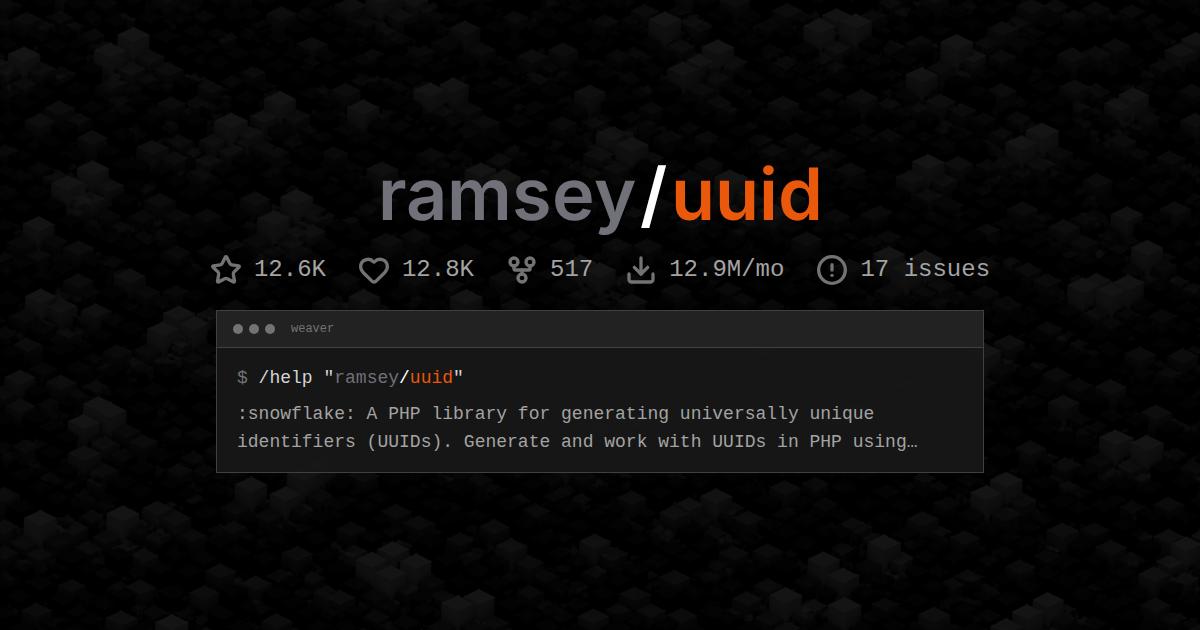 ramsey/uuid