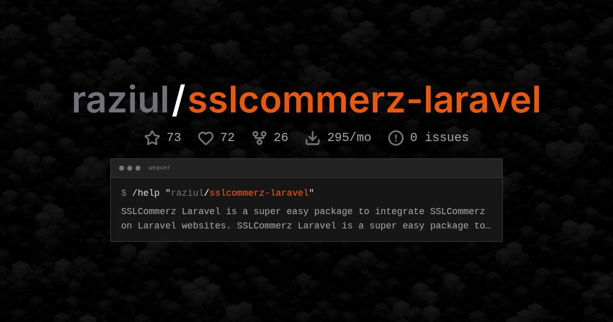 raziul/sslcommerz-laravel