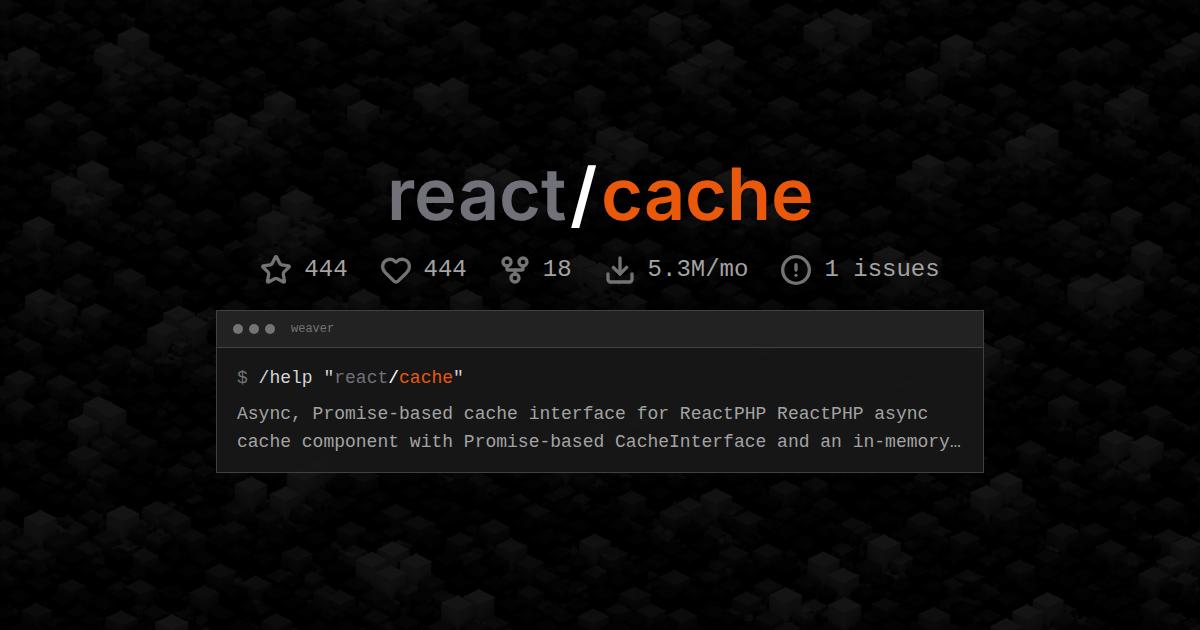 react/cache
