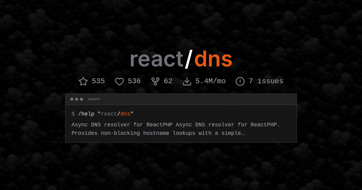 react/dns