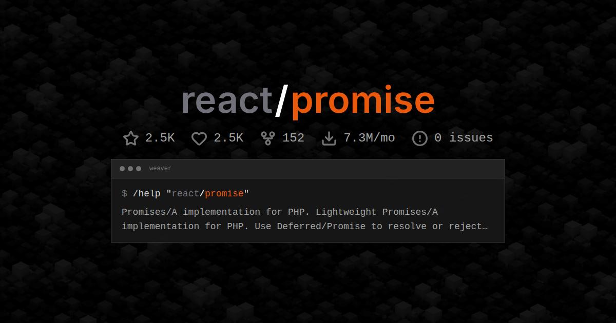 react/promise