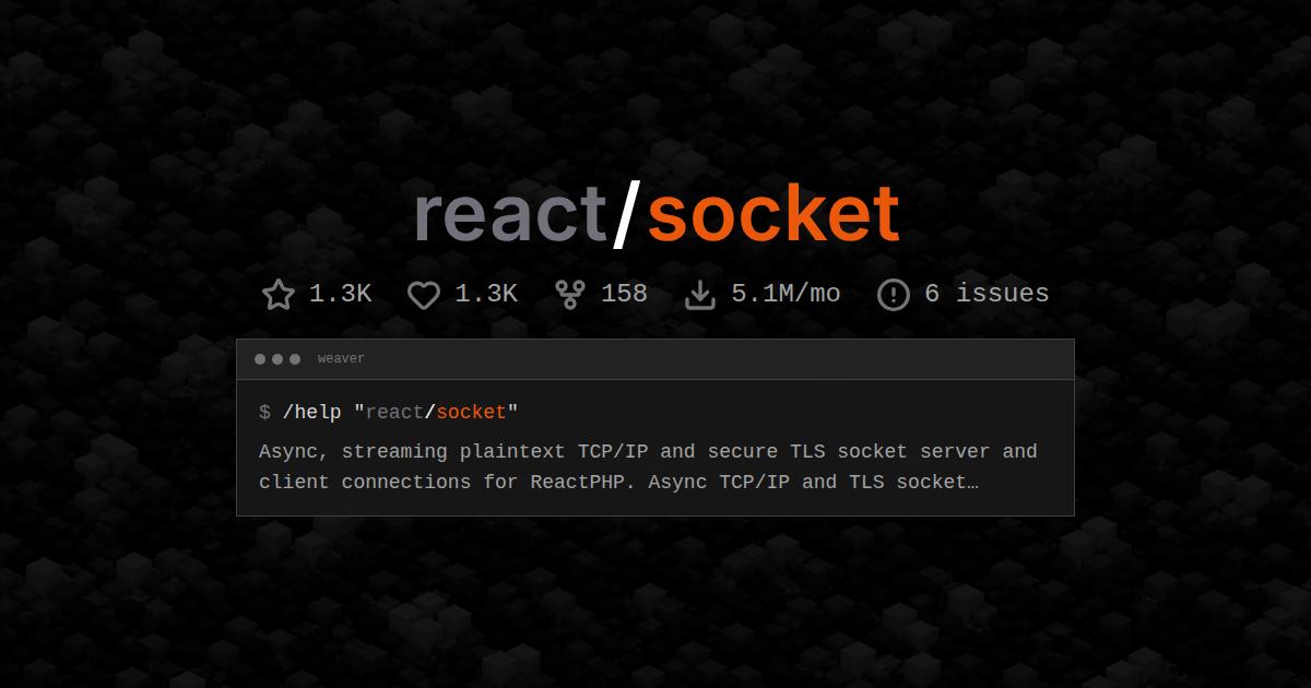 react/socket