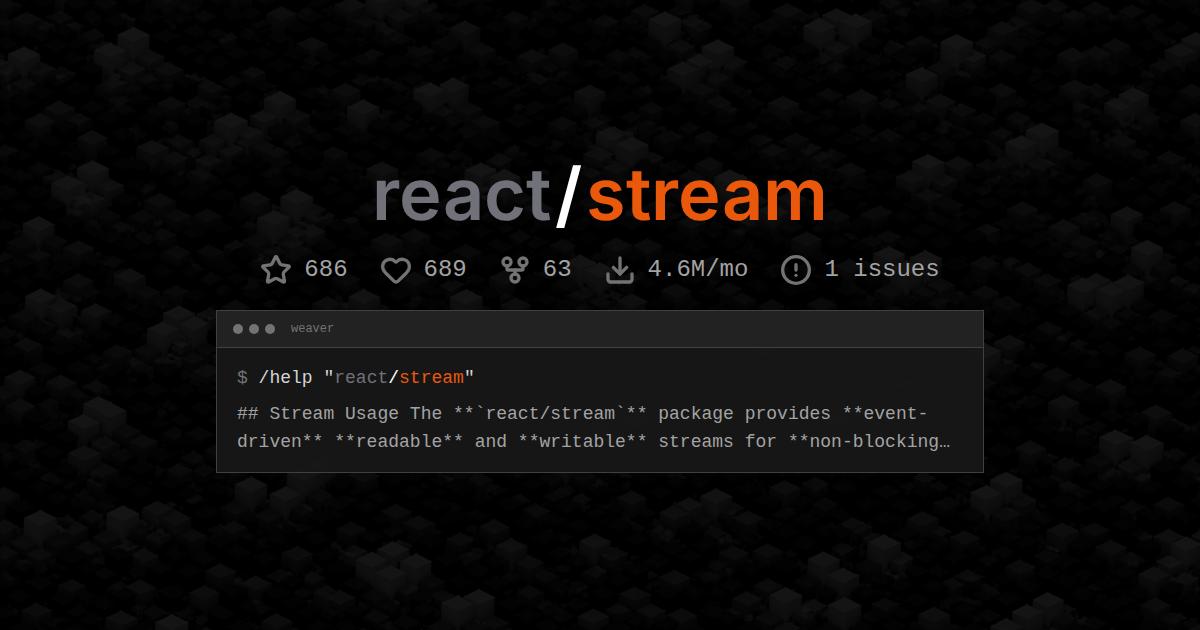 react/stream