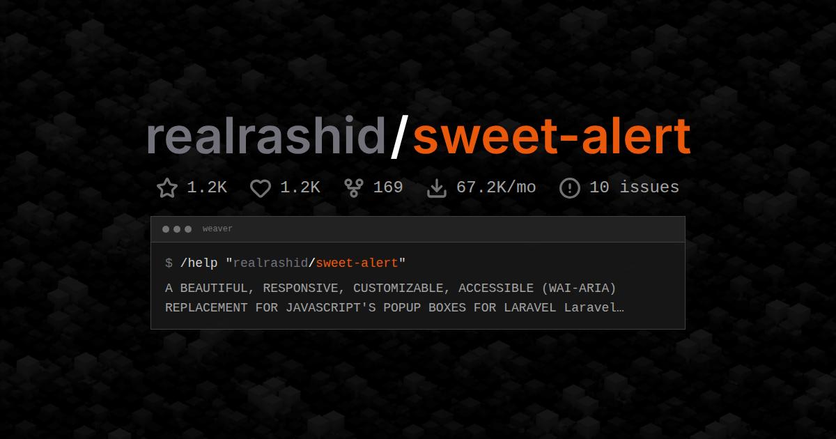 realrashid/sweet-alert