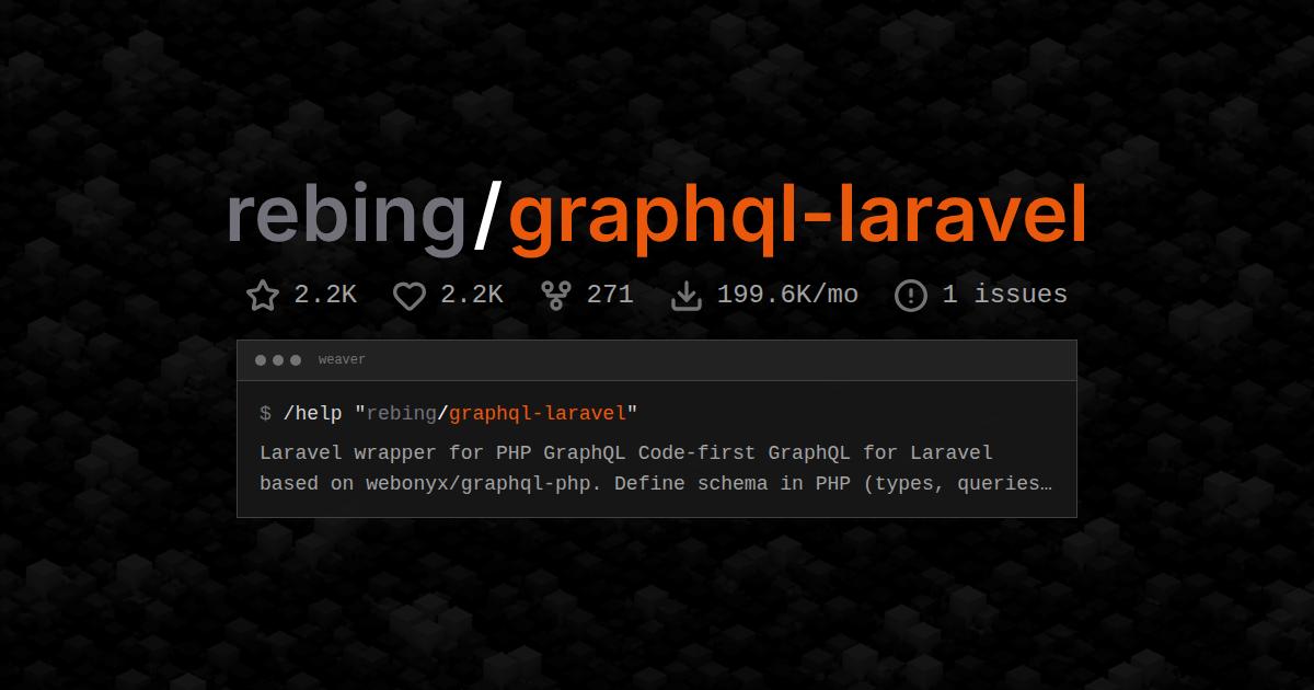rebing/graphql-laravel