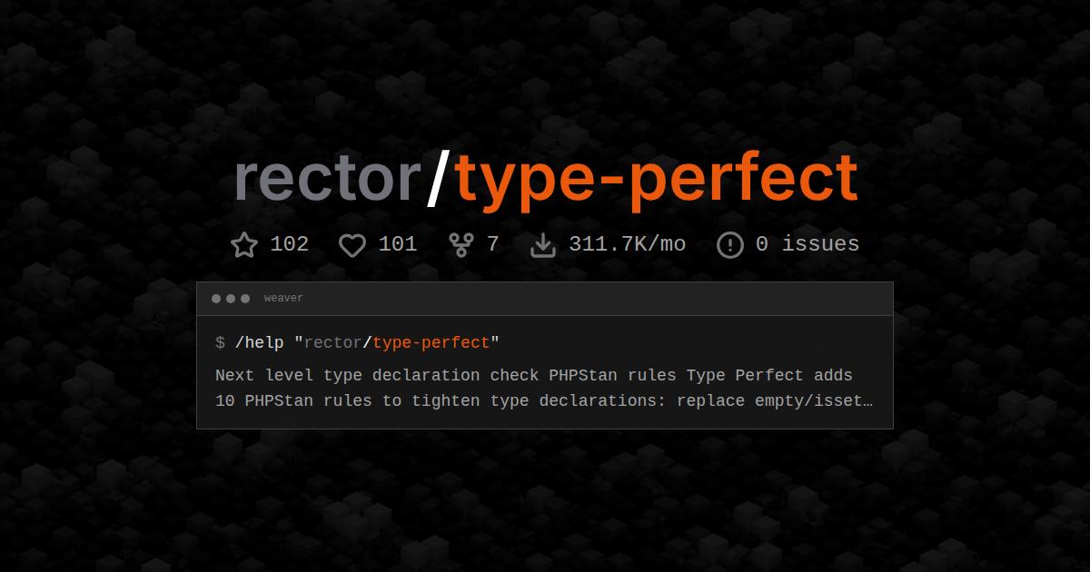 rector/type-perfect