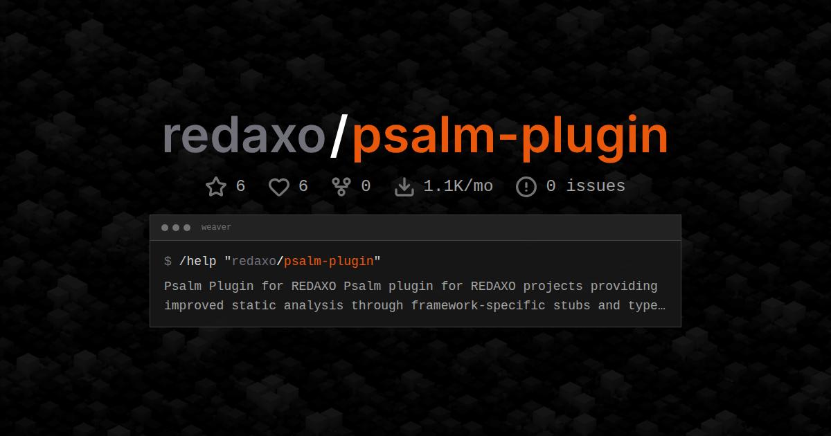 redaxo/psalm-plugin