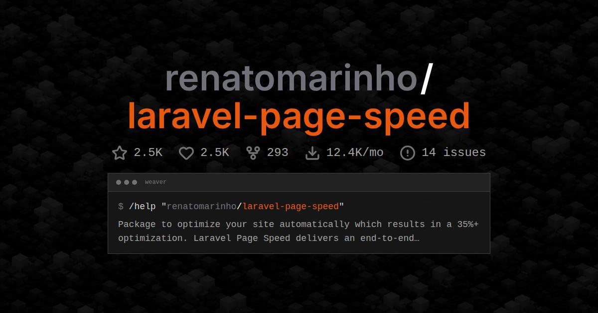 renatomarinho/laravel-page-speed