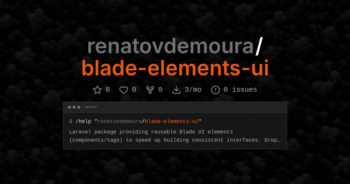 renatovdemoura/blade-elements-ui