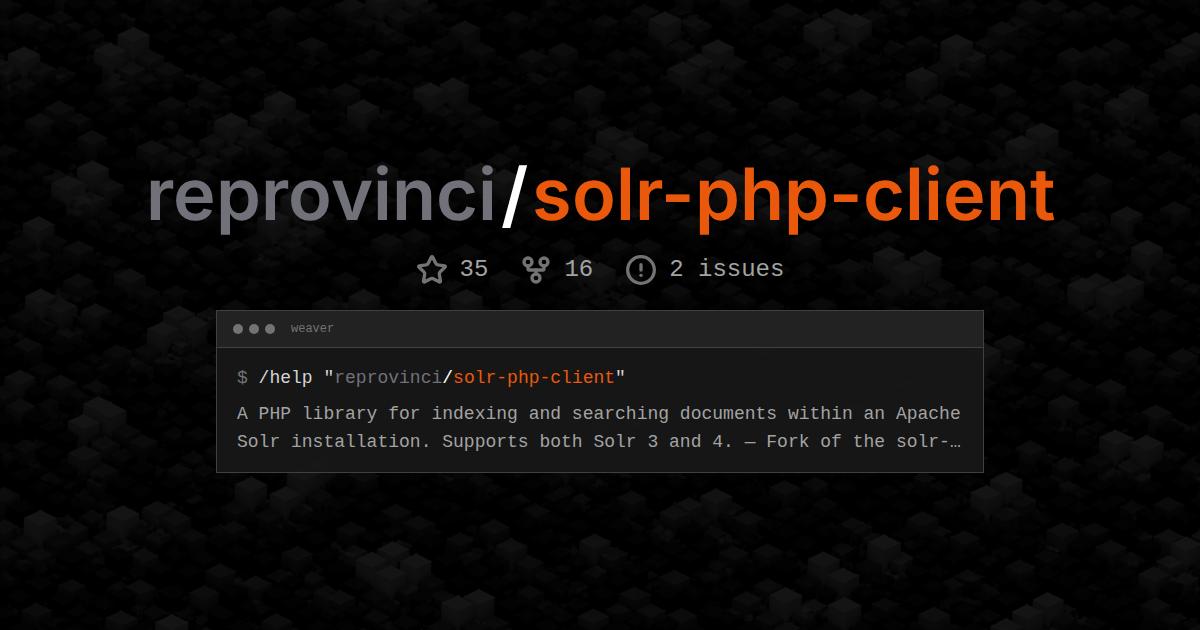 reprovinci/solr-php-client