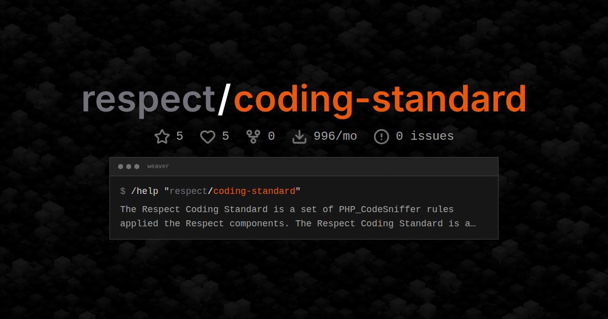 respect/coding-standard
