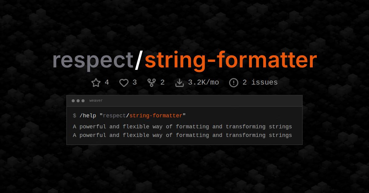 respect/string-formatter