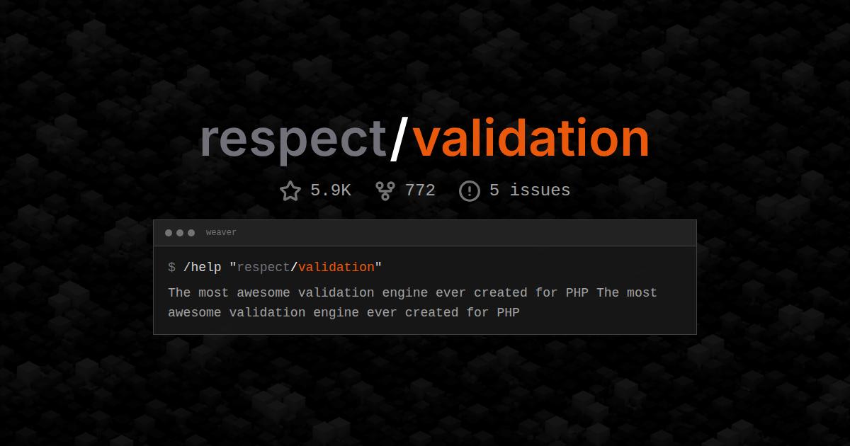 respect/validation