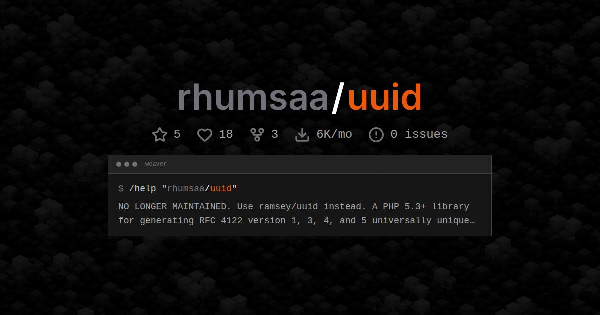 rhumsaa/uuid