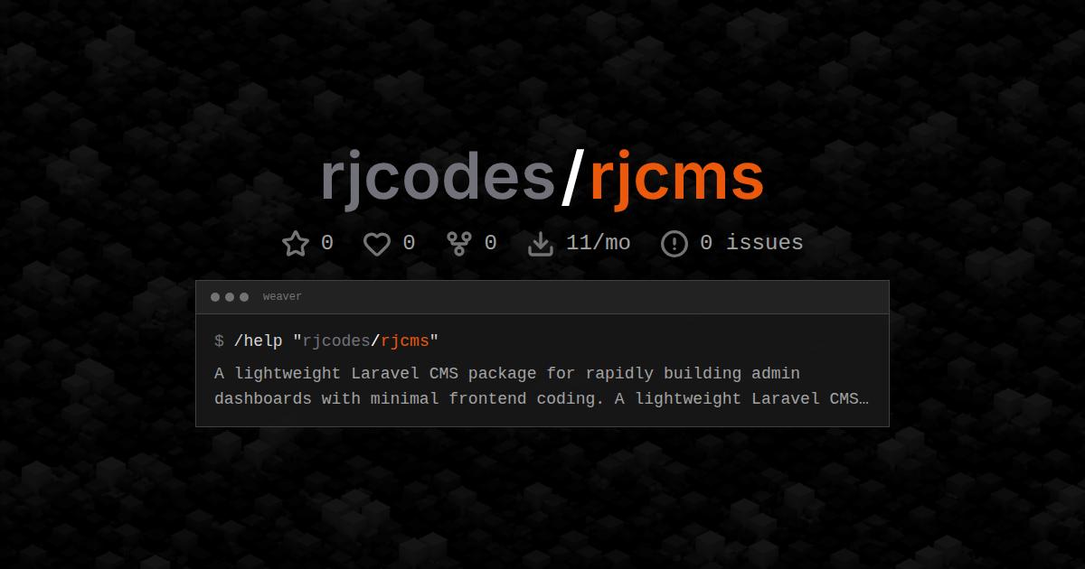 rjcodes/rjcms