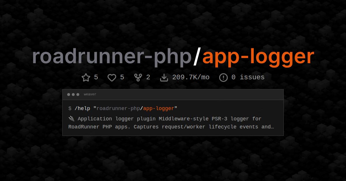 roadrunner-php/app-logger