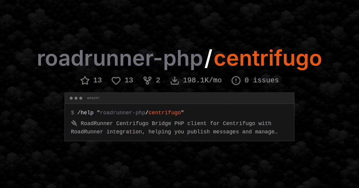 roadrunner-php/centrifugo