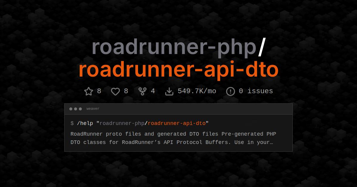 roadrunner-php/roadrunner-api-dto