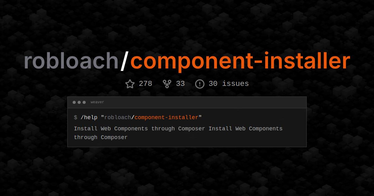 robloach/component-installer