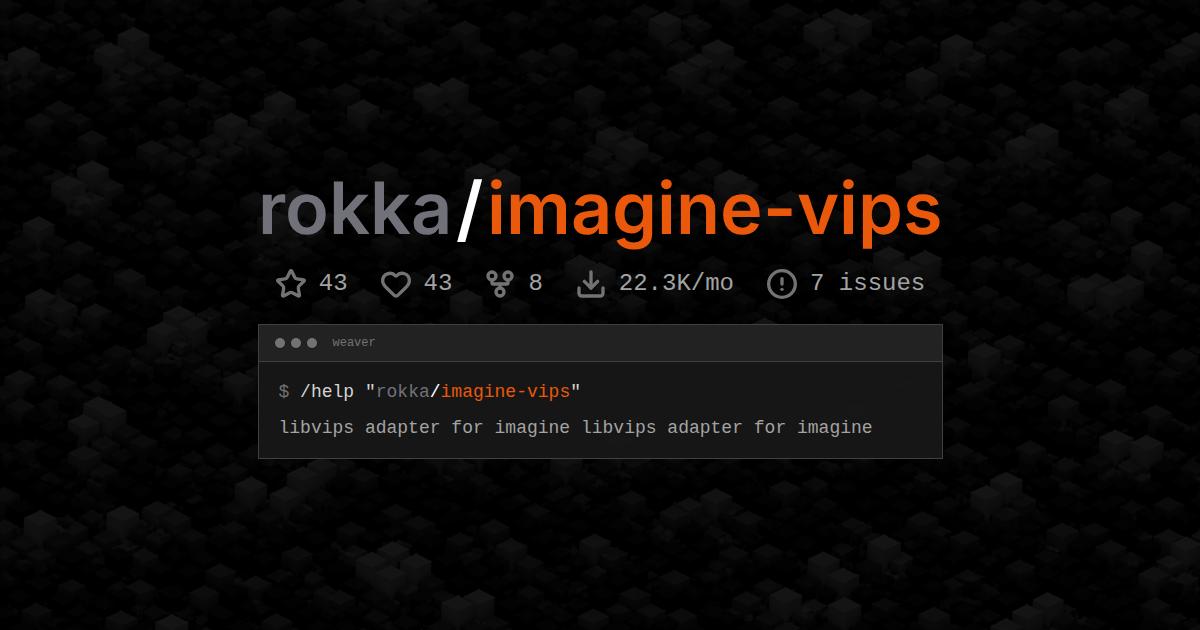 rokka/imagine-vips