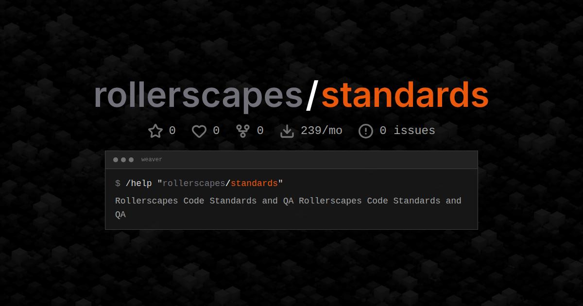 rollerscapes/standards