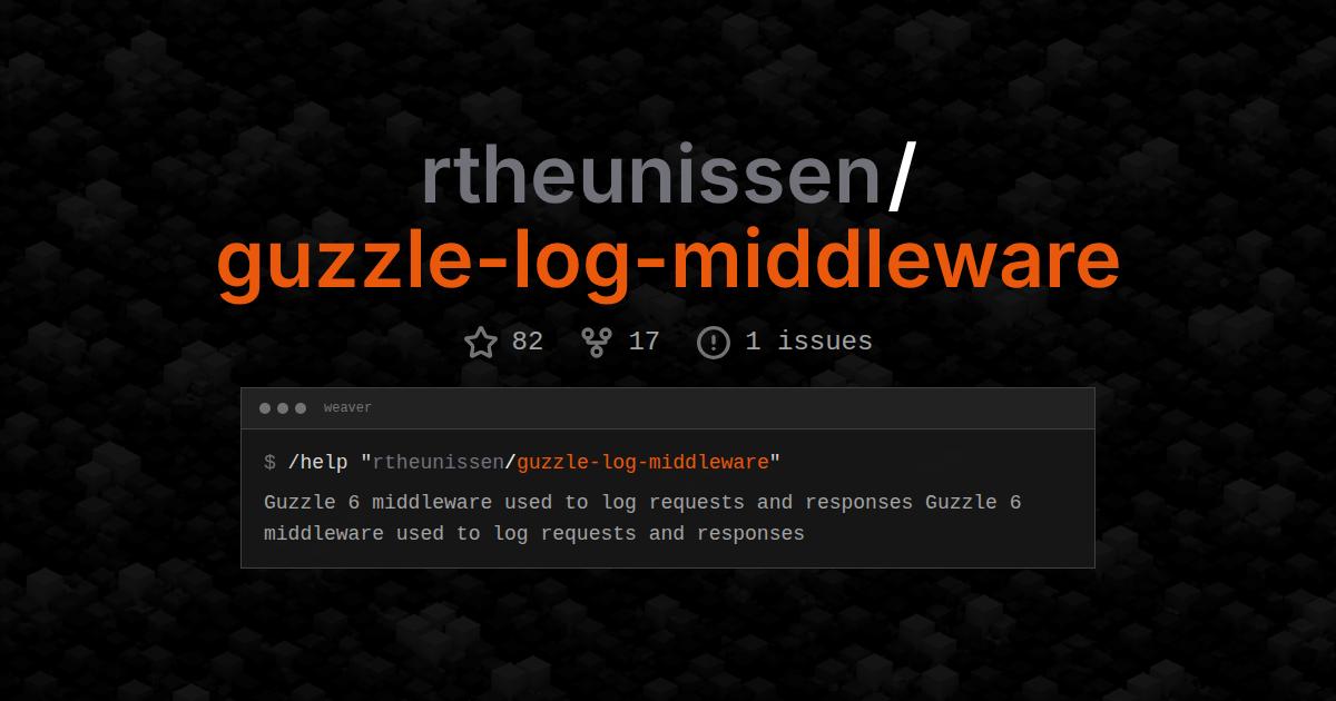 rtheunissen/guzzle-log-middleware