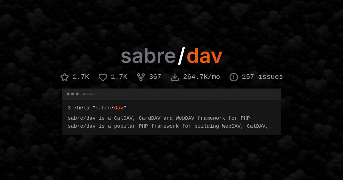 sabre/dav