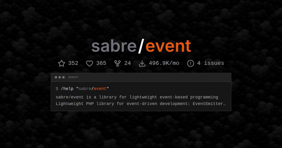 sabre/event