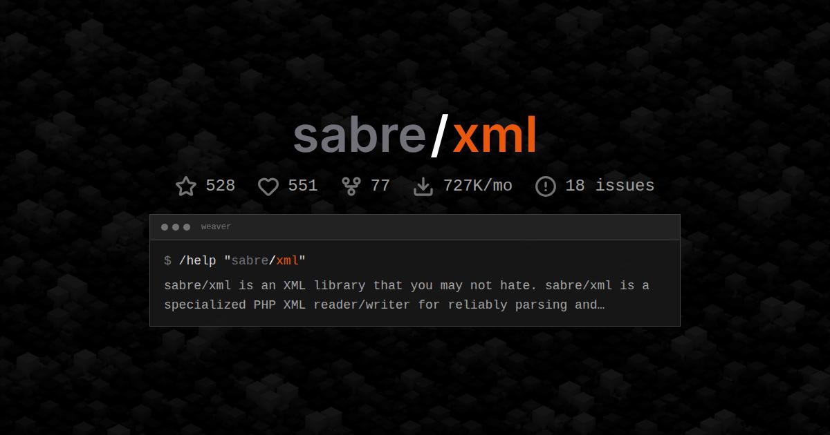 sabre/xml