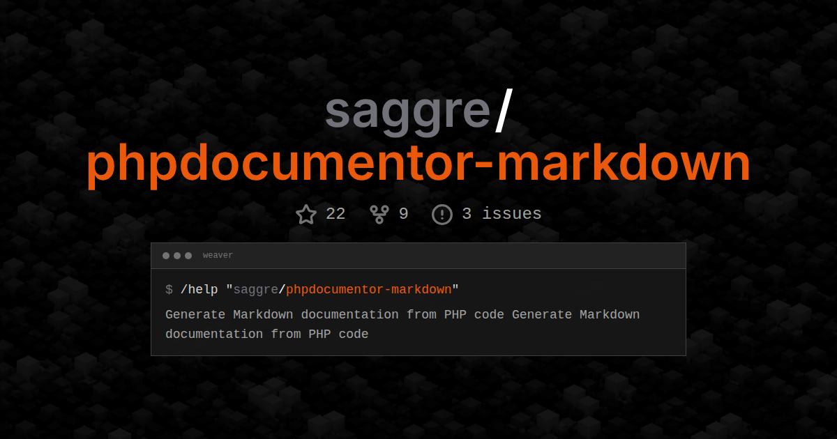 saggre/phpdocumentor-markdown
