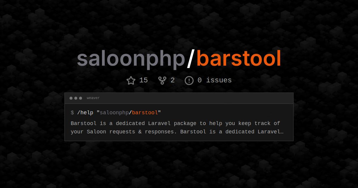 saloonphp/barstool