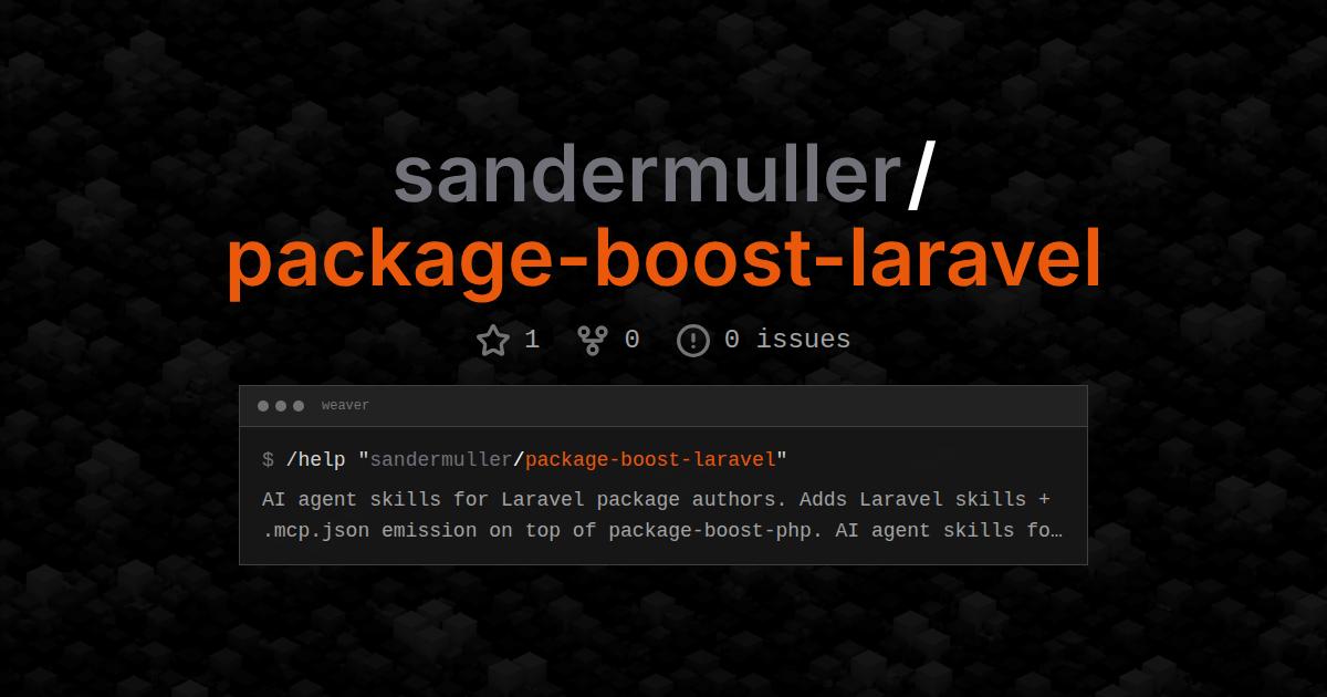 sandermuller/package-boost-laravel