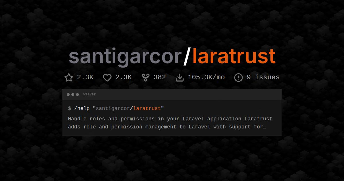santigarcor/laratrust