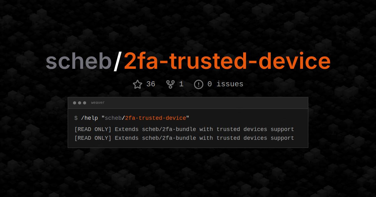 scheb/2fa-trusted-device