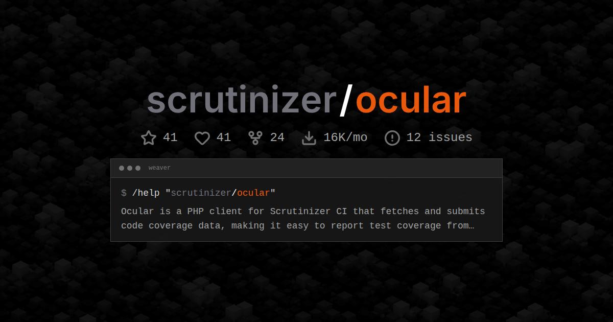 scrutinizer/ocular