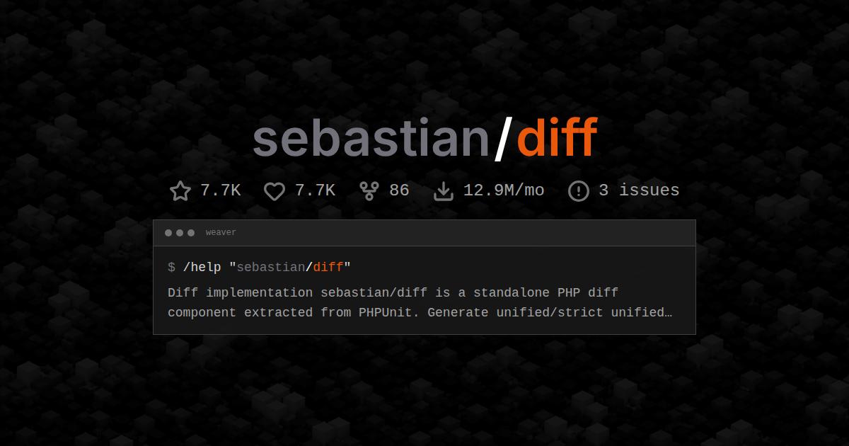 sebastian/diff