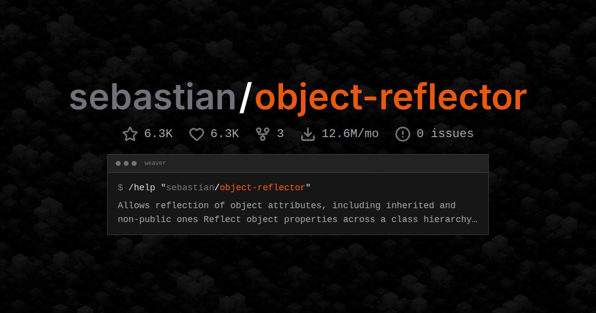 sebastian/object-reflector