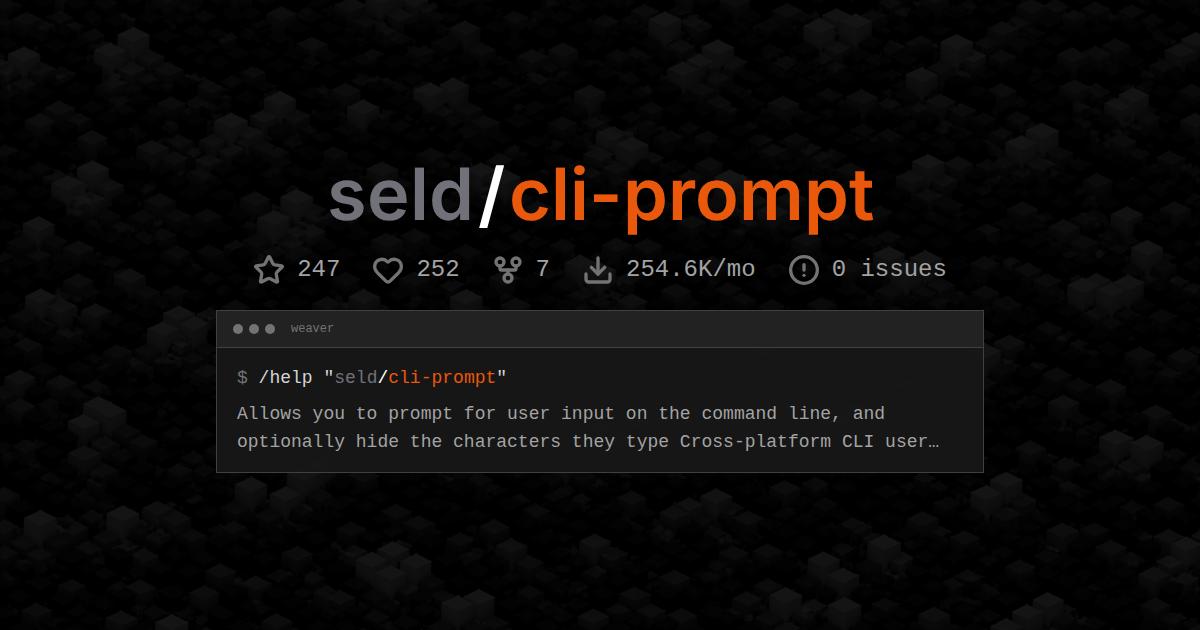 seld/cli-prompt