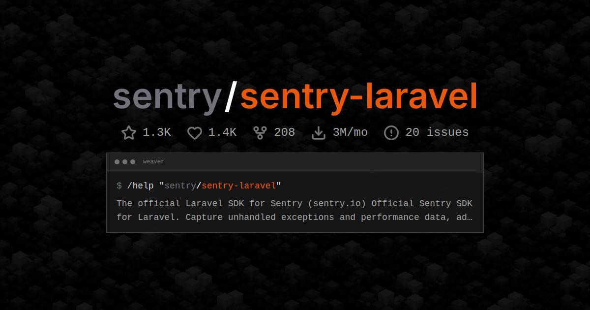 sentry/sentry-laravel