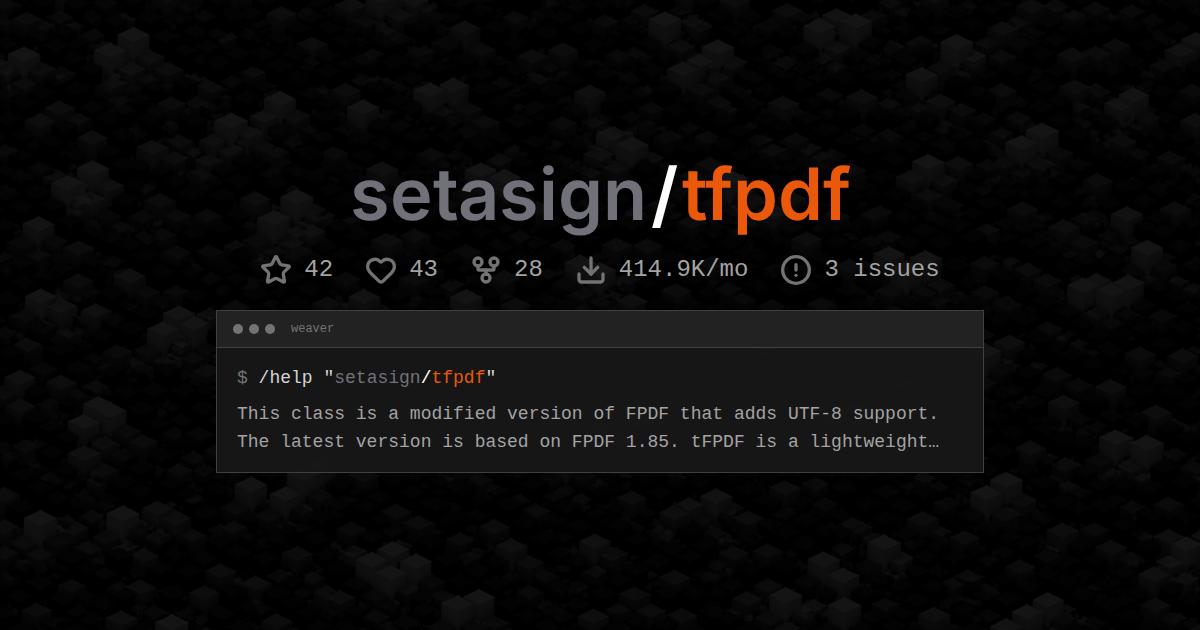setasign/tfpdf