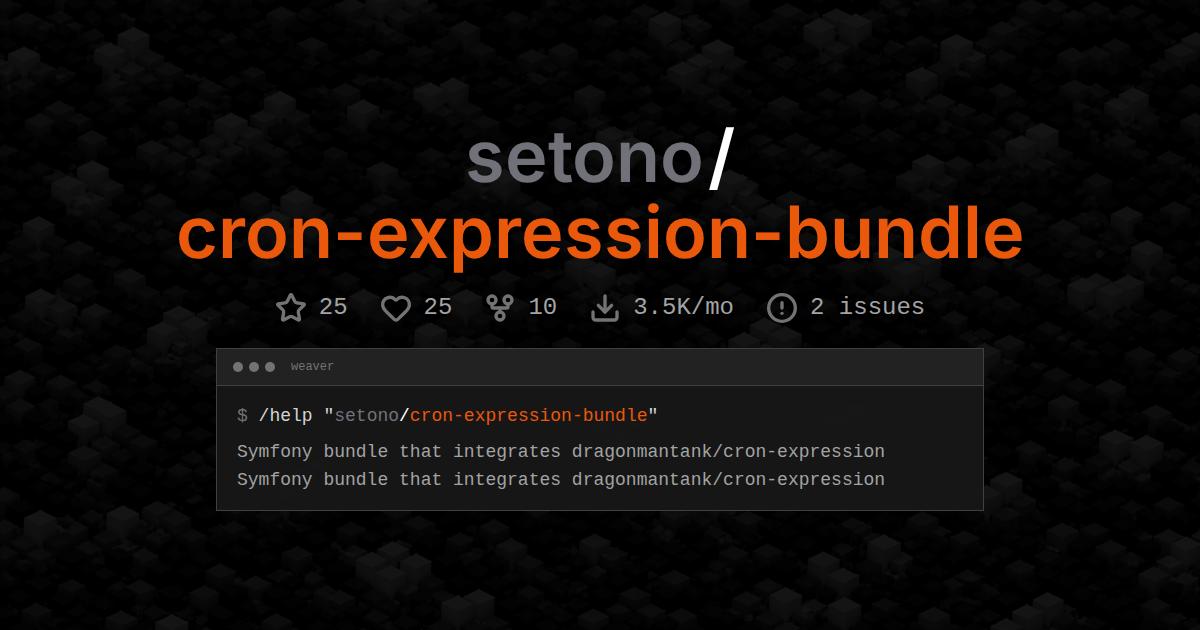 setono/cron-expression-bundle