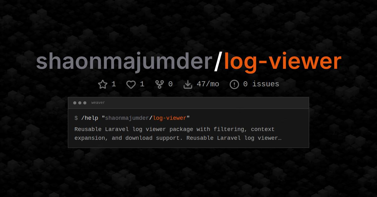 shaonmajumder/log-viewer