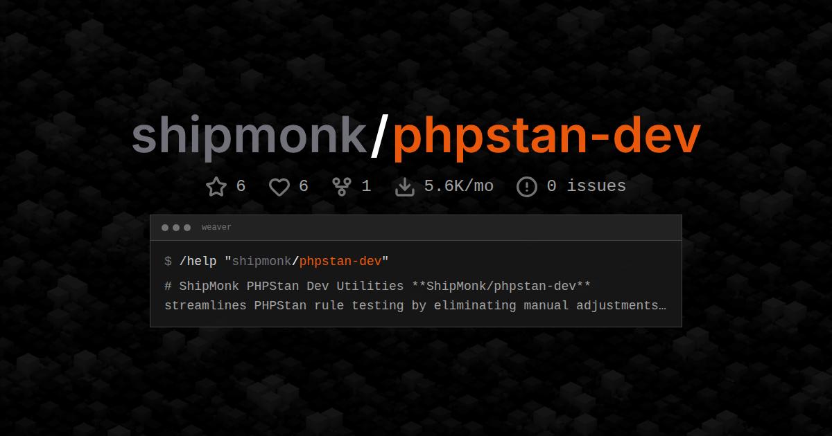 shipmonk/phpstan-dev