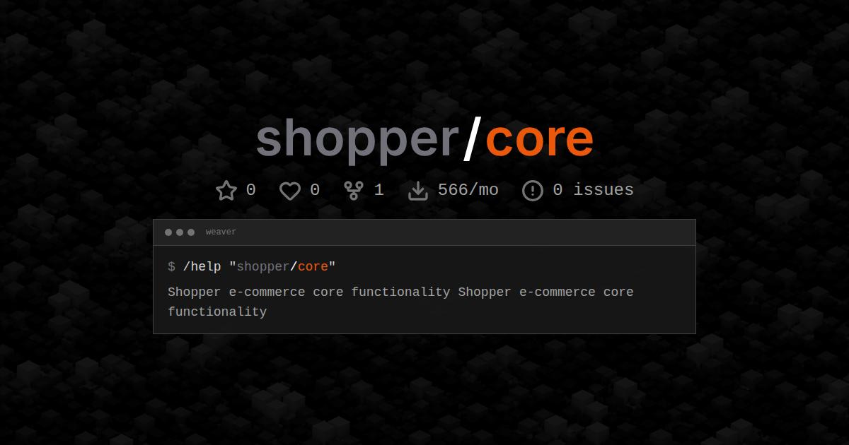 shopper/core